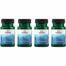 Swanson Lutein & Zeaxanthin 60 gélules avant avec étiquette