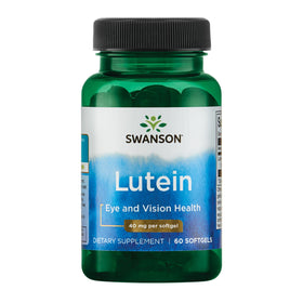 Swanson Luteine 40 mg gélules molles vue de face