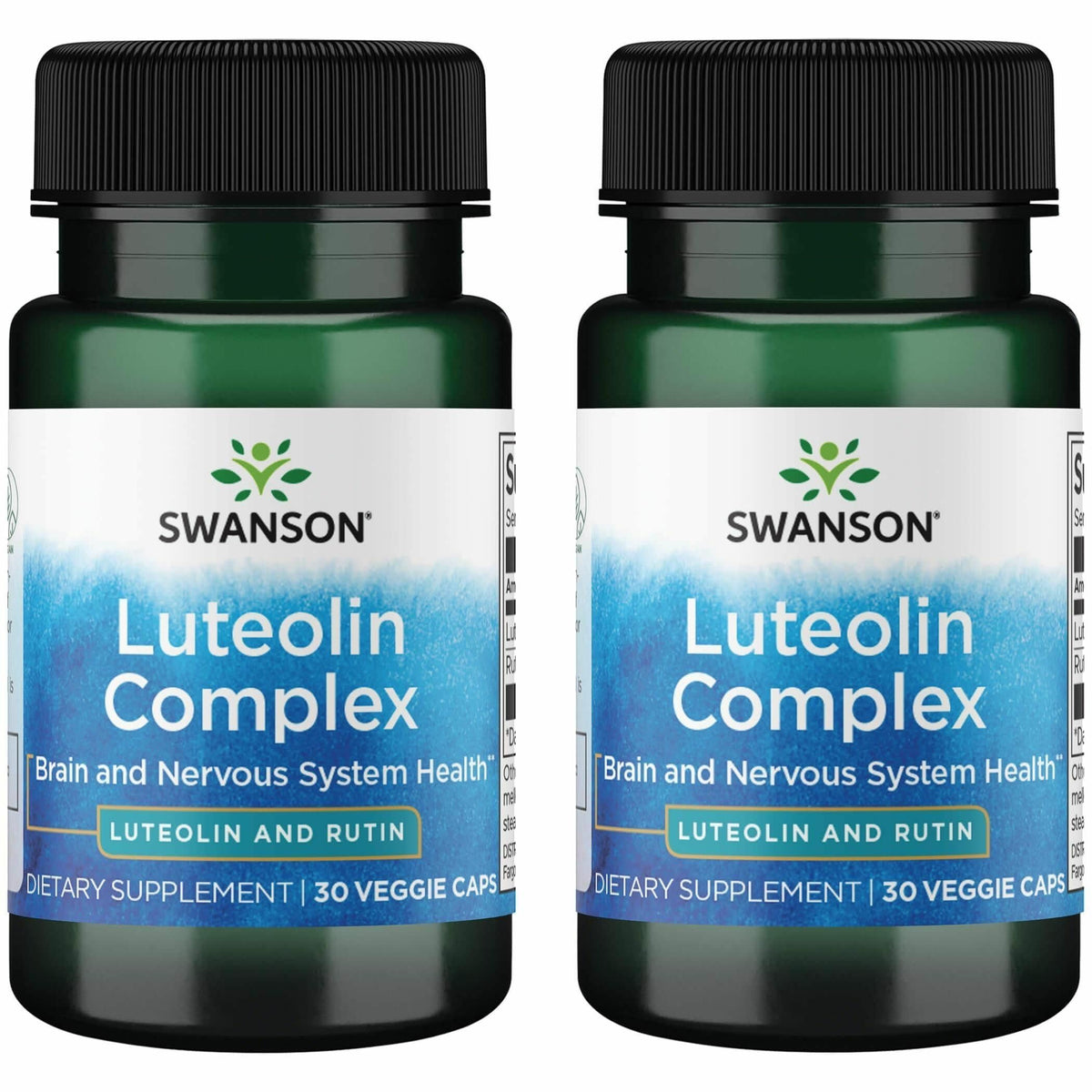 Swanson Luteolin Complex 30 capsules végétales vue de face