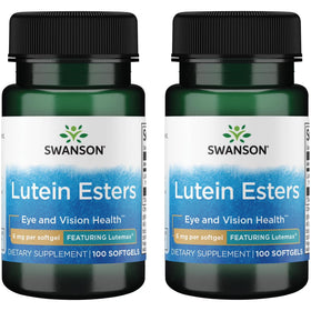 Swanson Luthéine Esters 6 mg, 100 gélules dans l'emballage