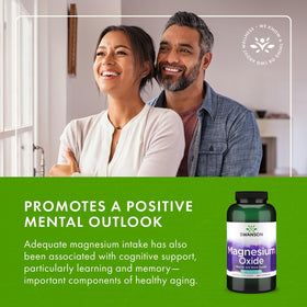 Swanson Magnésium 200 mg, présentation en milieu naturel