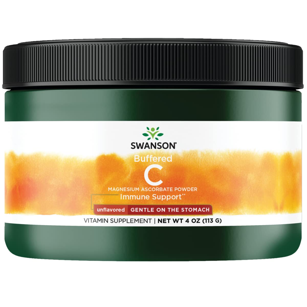 Swanson Magnésium Ascorbate 160g en poudre vue de face