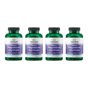 Swanson Magnésium Glycinate 133 mg, 90 capsules, vue de face