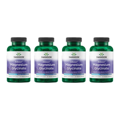 Swanson Magnésium Glycinate 133 mg, 90 capsules, vue de face