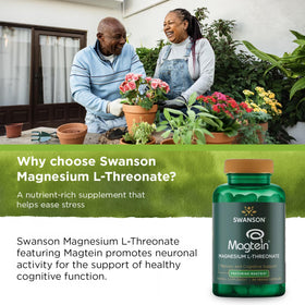 Swanson Magnésium L-Thréonate 90 Capsules Végétales dans un environnement de santé