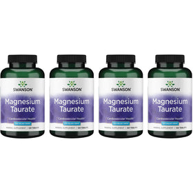 Swanson Magnésium Taurate 100 mg 120 comprimés végétaliens packaging avant