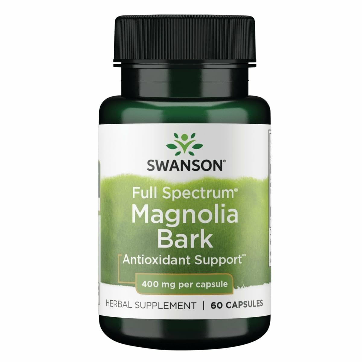 Swanson Magnolia Bark 60 capsules packaging front view