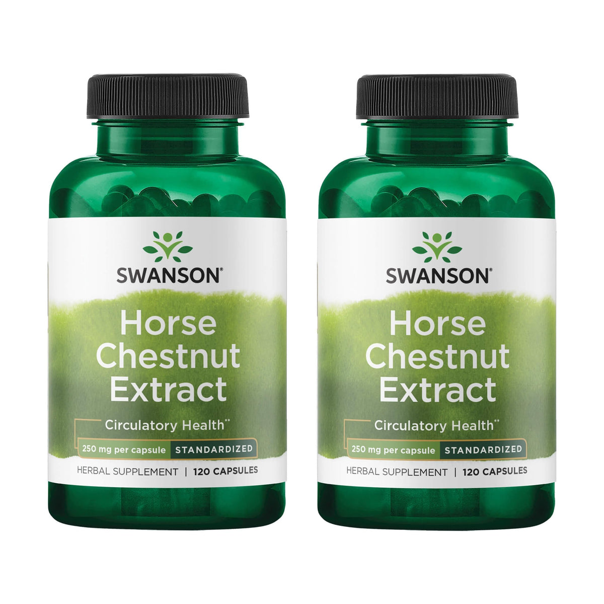 Swanson Marron d'Inde 250 mg 120 Capsules face avant