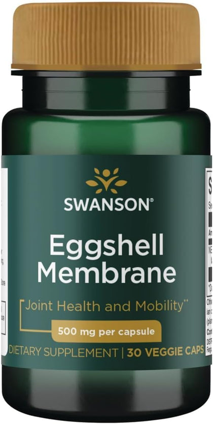 Swanson Membrane d'œuf 30 gélules végétales vue de face
