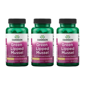 Swanson Moules Vertes de Nouvelle-Zélande 500 mg 60 capsules - vue avant