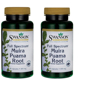 Swanson Muira Puama 400 mg boîte avant vue