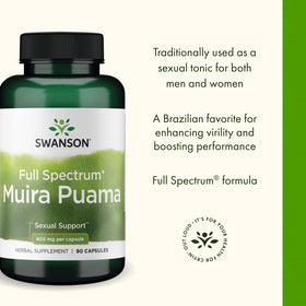 Swanson Muira Puama racine de Muira Puama en gros plan