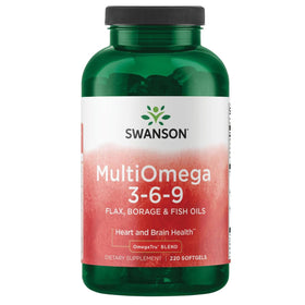 Swanson MultiOmega 3-6-9 220 gélules non-OGM vue avant