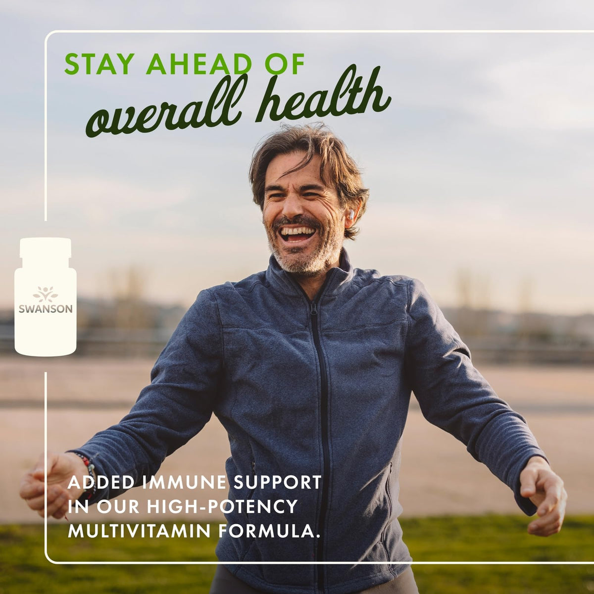 Swanson Multivitamines Haute Potence 120 Gélules - Étiquette du produit