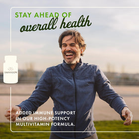 Swanson Multivitamines Haute Potence 120 Gélules - Étiquette du produit