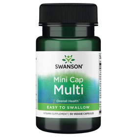 Swanson multivitamines végétales 30 capsules avant vue