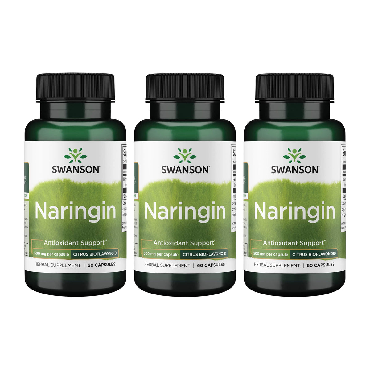Swanson Naringin Bioflavonoïde Antioxydant 500 mg - boîte avant