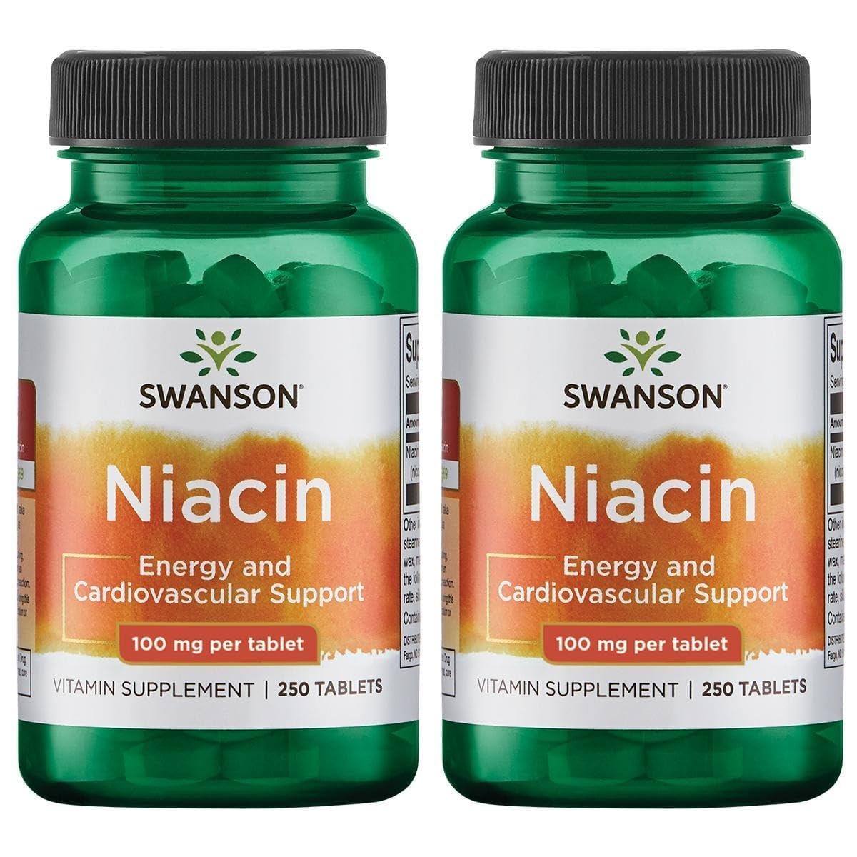 Swanson Niacine 100 mg 250 comprimés vue avant