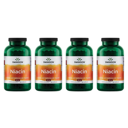 Swanson Niacine 500 mg 250 capsules vue de face