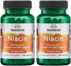 Swanson Niacine B3 500 mg 250 gélules vue de face