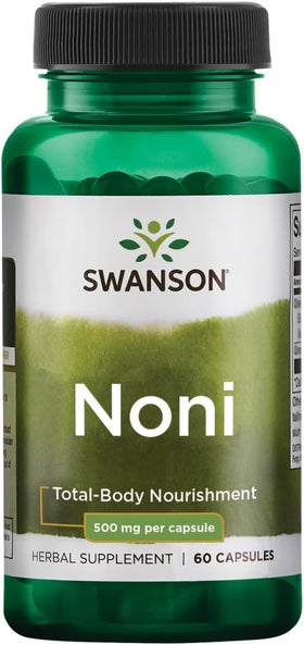 Swanson Noni 500 mg 60 capsules vue de face