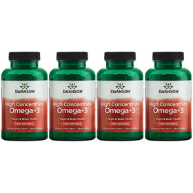 Swanson Omega-3 Huile de Poisson 680 mg 120 gélules molles avant