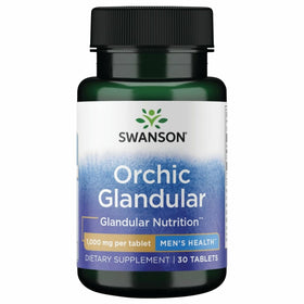 Swanson Orchic Glandular Complément Alimentaire 30 Tablettes vue avant