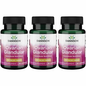 Swanson Ovarian Glandular 250mg 60 capsules vue avant