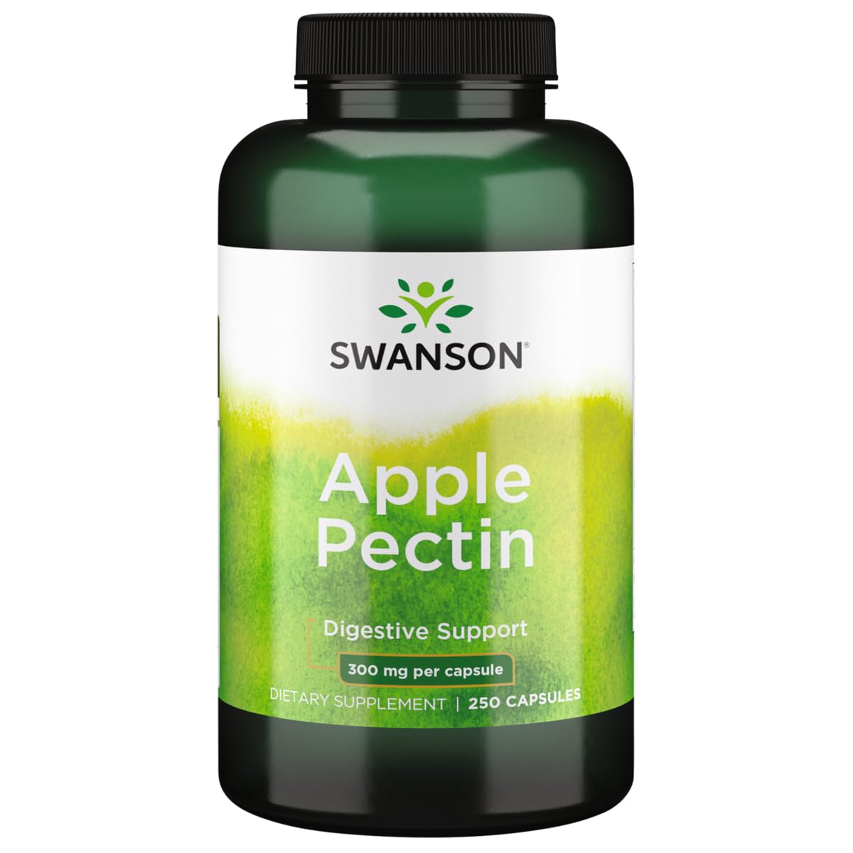 Swanson Pectine de Pomme 300 mg vue de face avec emballage
