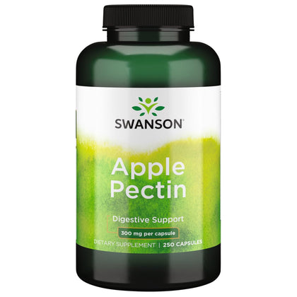 Swanson Pectine de Pomme 300 mg vue de face avec emballage
