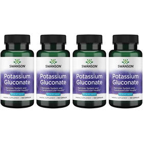Swanson Potassium Gluconate 99 mg 100 Capsules vue de face