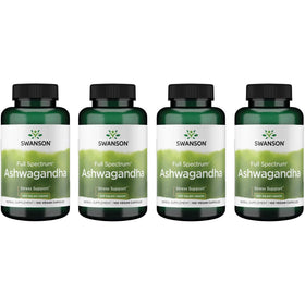 Swanson Poudre d'Ashwagandha 450 mg, boîte avant vue