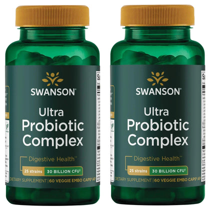 Swanson Probiotique 30 Milliards CFU 60 capsules végétales, vue de face