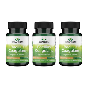 Swanson Probiotique Bacillus Coagulans 60 capsules végétales vue avant