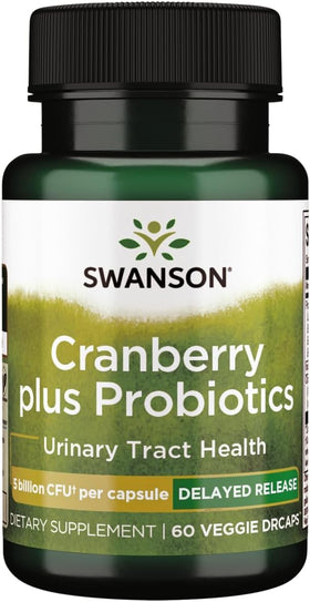 Swanson Probiotique Cranberry 60 gélules végétales vue avant