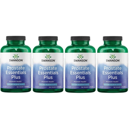 Swanson Prostate Essentials Plus 180 capsules végétales en boîte