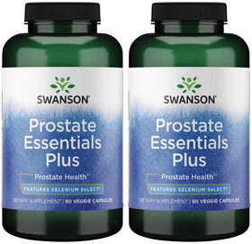Swanson Prostate Essentials Plus 90 Veg Caps vue de face