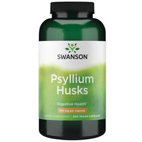 Swanson Psyllium 610 mg 300 Capsules vue de face
