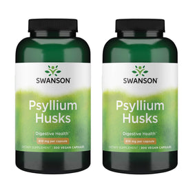 Swanson Psyllium Husk 610 mg 300 Capsules, vue avant