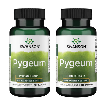 Swanson Pygeum 100 gélules vue de face avec étiquette