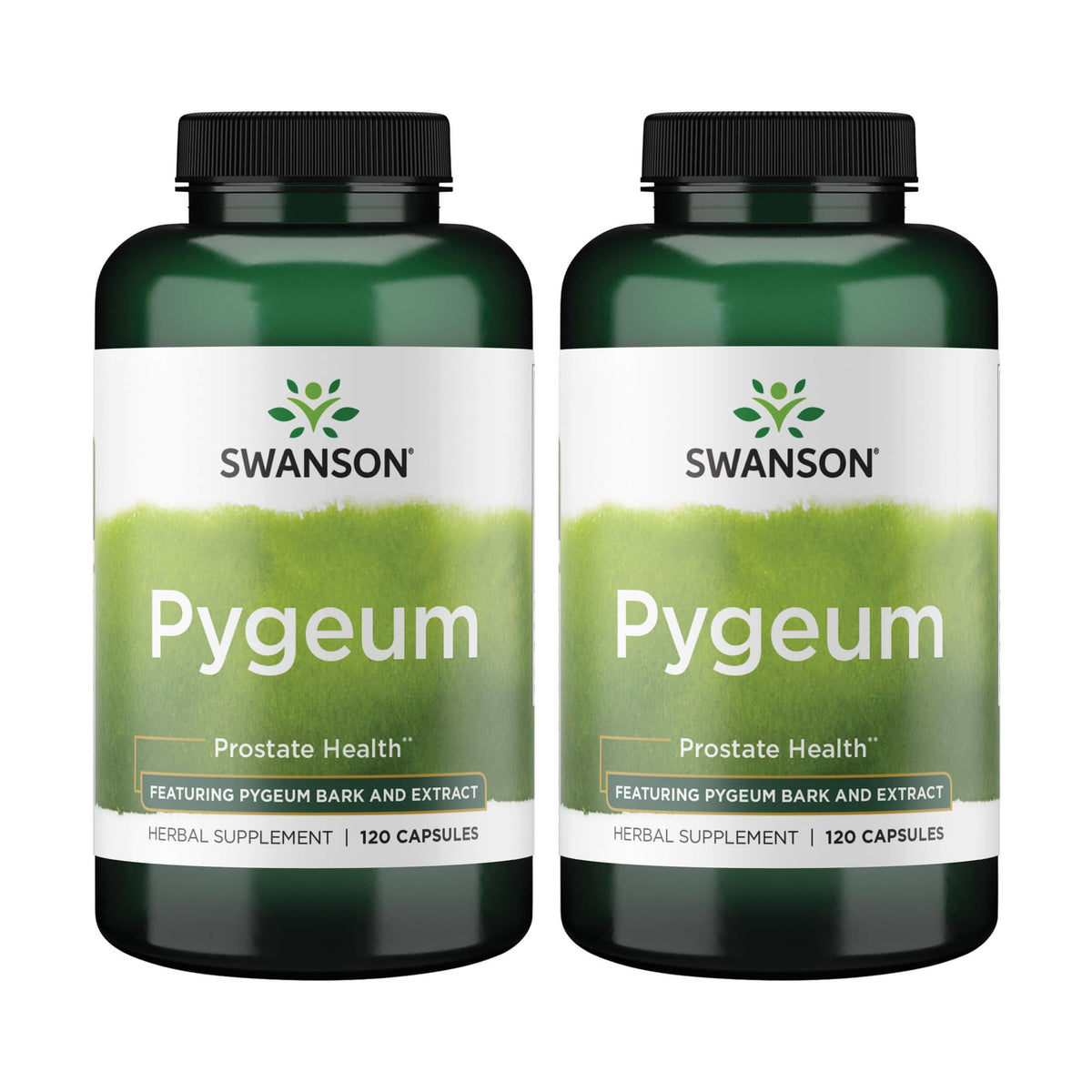 Swanson Pygeum 400 mg 120 capsules vue de face