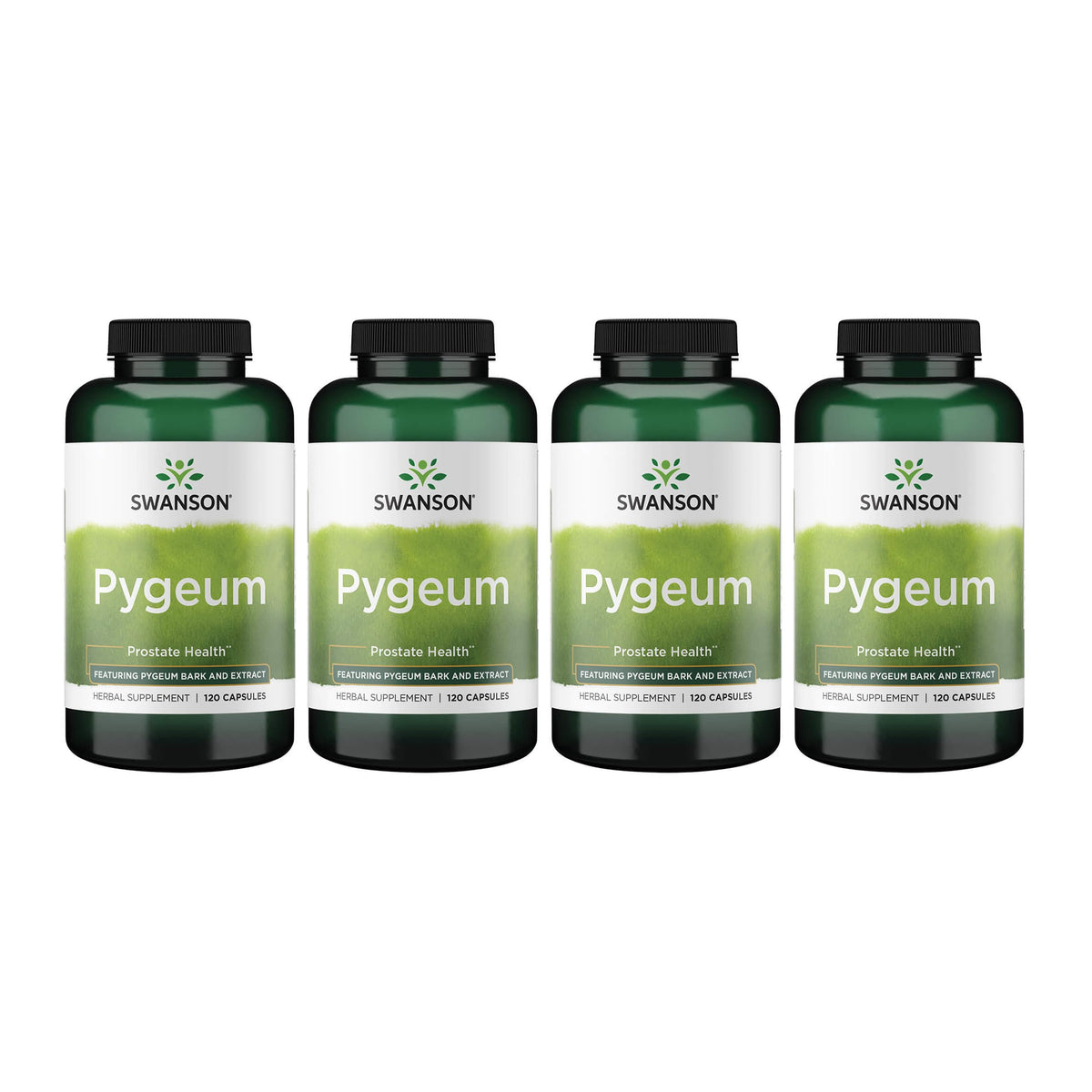 Swanson Pygeum 400 mg 120 capsules vue de face