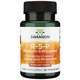 Swanson R-5-P Vitamine B2 60 Capsules vue avant