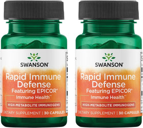 Swanson Rapid daily wellness Defense 500 mg 30 capsules pack front view