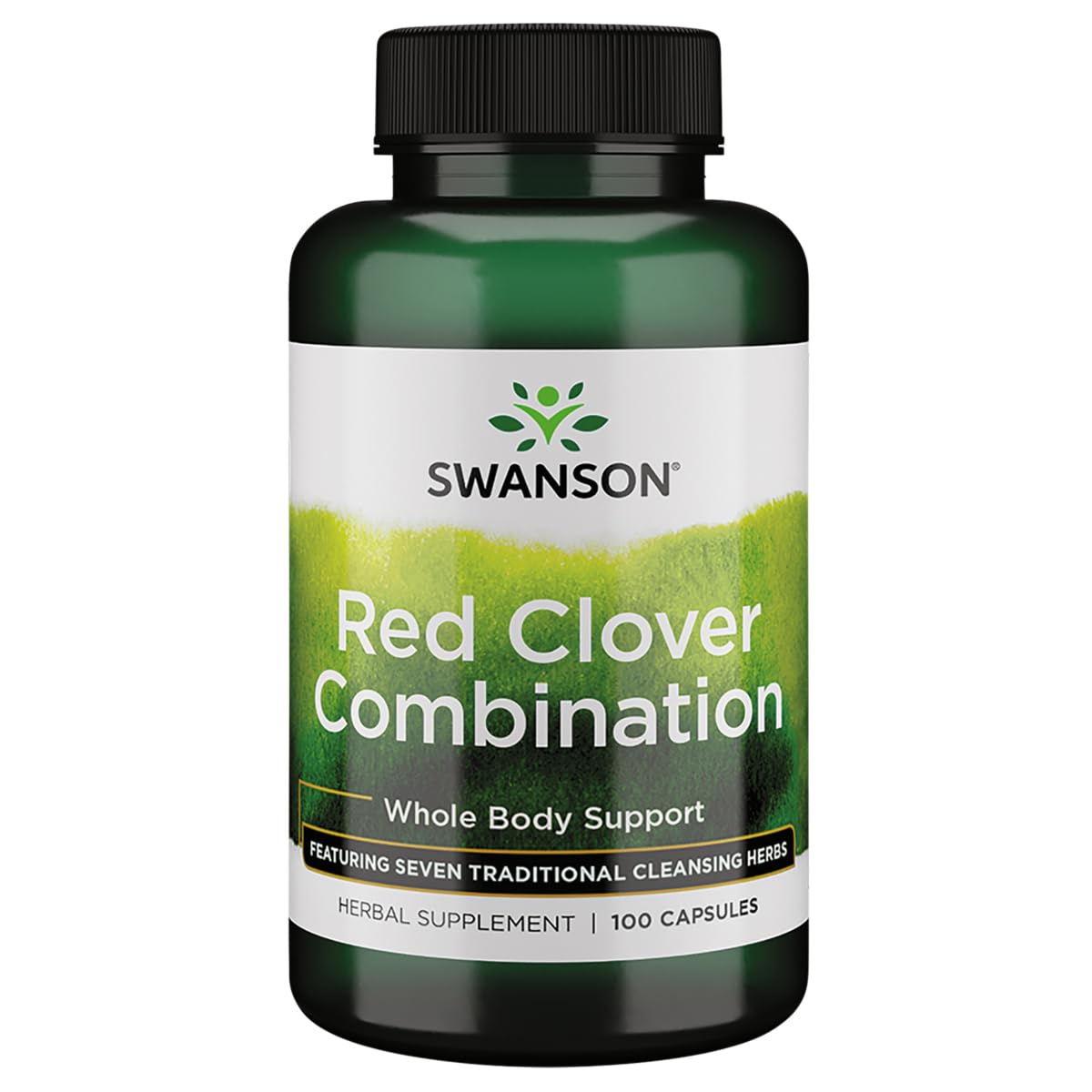 Swanson Red Clover Combination 100 Capsules - vue avant du produit