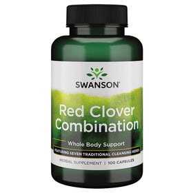 Swanson Red Clover Combination 100 Capsules - vue avant du produit