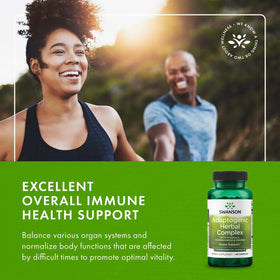 Swanson Rhodiola Ashwagandha capsules sur une table