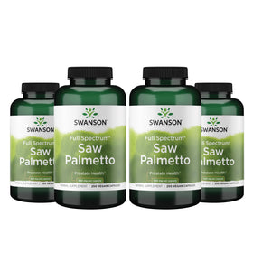 Swanson Saw Palmetto 540 mg 250 capsules végétales vue de face