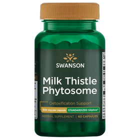 Swanson Siliphos Chardon-Marie 300 mg, 60 capsules front view