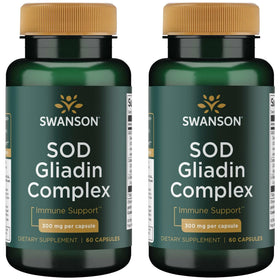 Swanson SOD Gliadin Complex 300 mg, 60 capsules, vue de face
